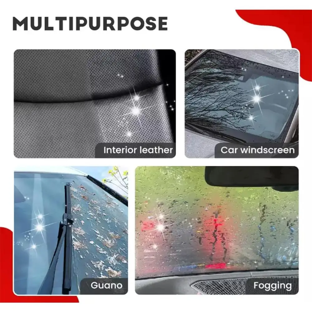 New Upgraded Car Glass Oil Film Wiper Front Windshield Side Windows Rear Mirrors Cleaning Auto Cleaning And Maintenance Supplies