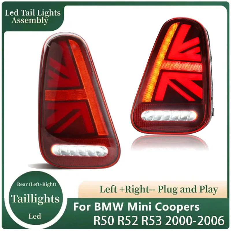 

LED Tail Lamp Assembly for BMW MINI Cooper R50 R52 R53 2001-2007 LED Tail Light Turning Signal Brake Light Reverse Light