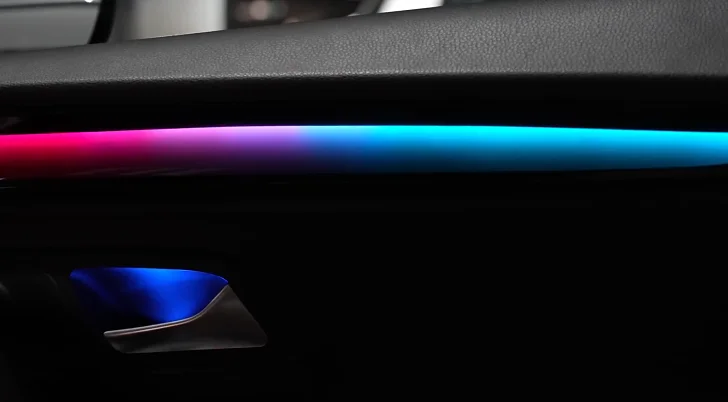 High Brightness 64 Color Car Interior Symphony Ambient Light Modified Accessories Fit 2013-2018 Mid Size Sedan