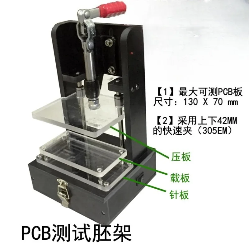 PCB Testing Jig PCBA Tester Embryo Frame Universal Test Frame Test Stand Circuit Board Detection Bracket Fixture 130x70MM