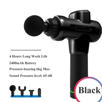 Electronic Therapy Body Muscle Massage Gun Low Noise Vibrating Massager Therapy Pain Relief after Exercisin Fascia Gun LED Speed