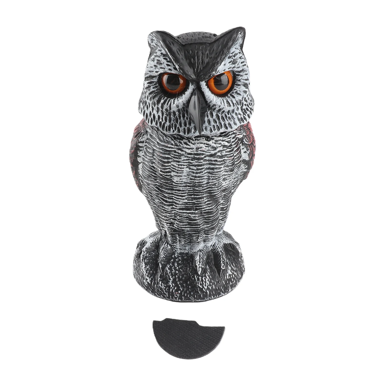 Shake Head Owl Decoy To Scare Birds Away Scarecrow Fake Owl Outdoor Garden Ornaments Orchard Barn Decoration