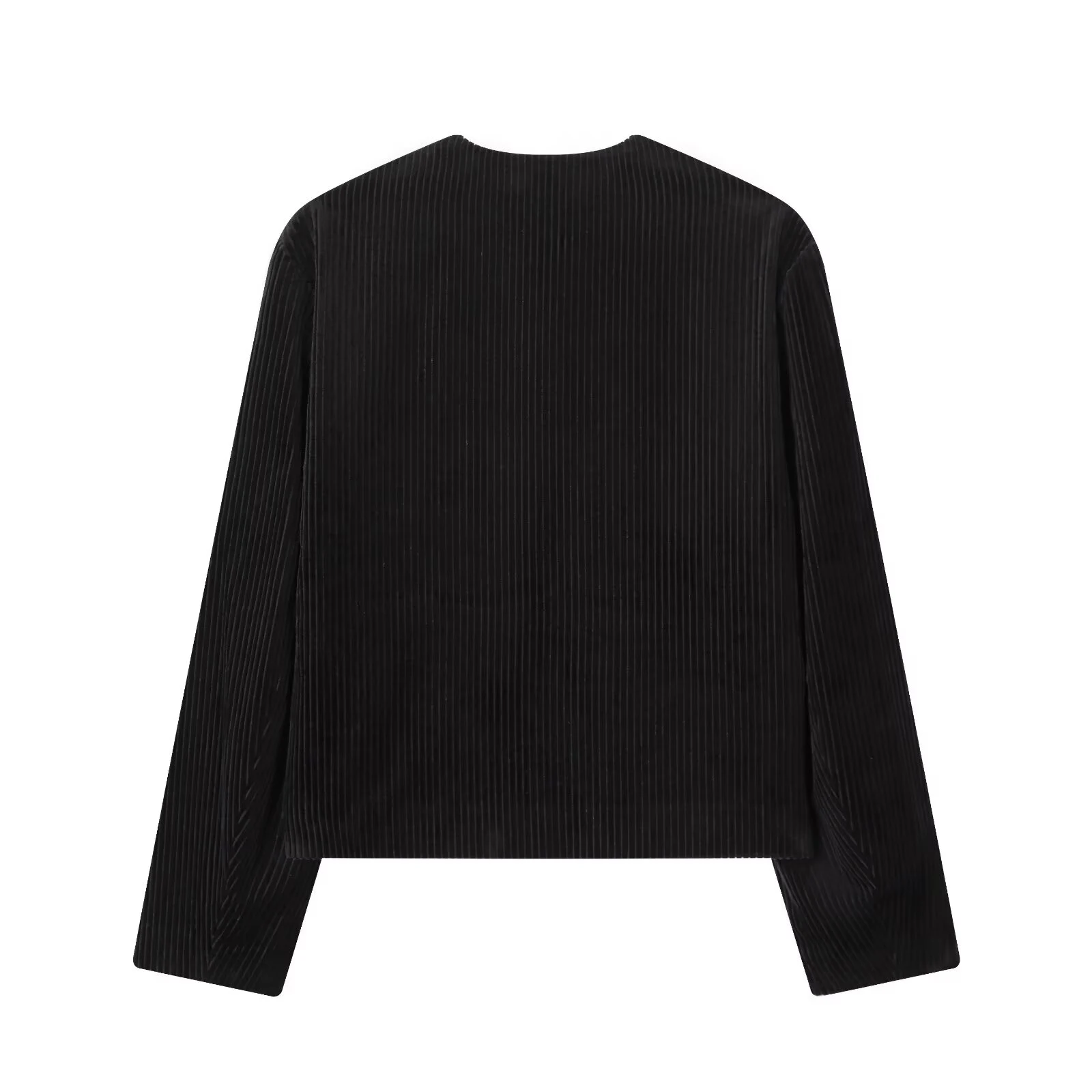 Leisure jacket 2025 autumn new fashion versatile casual exquisite small fragrance velvet short jacket