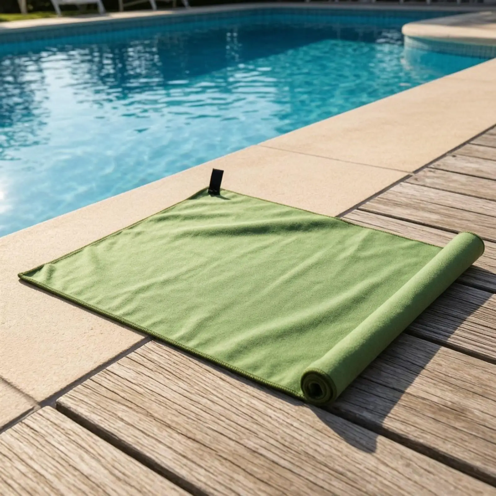 Portable Quick Dry Sports Towel Microfiber Bath Clo Compact Hanging Loop for Beach Swimming Camping Hiking