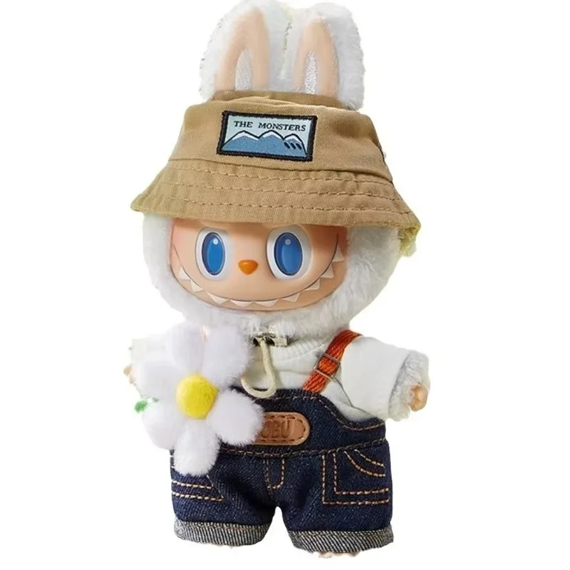 2024 neue Labubu 17/40cm die Monster Frühling wild nach Hause Plüsch Action figuren Puppe Anhänger Cartoon Dekor Kind Geburtstag Überraschung geschenk