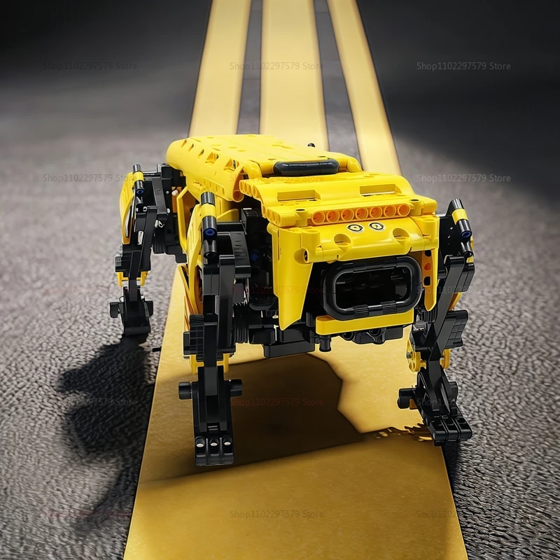 2025 rc robô cão kit de construção para crianças adultos educacional haste brinquedo robótico cão modelo construção presente para menino e meninas 936 pçs