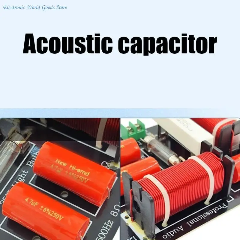 A3PD HiFi Sound Speaker Crossovers Filters, 2 Way Treble/Bass DIY Frequency Dividers for HiFi Sound Systems