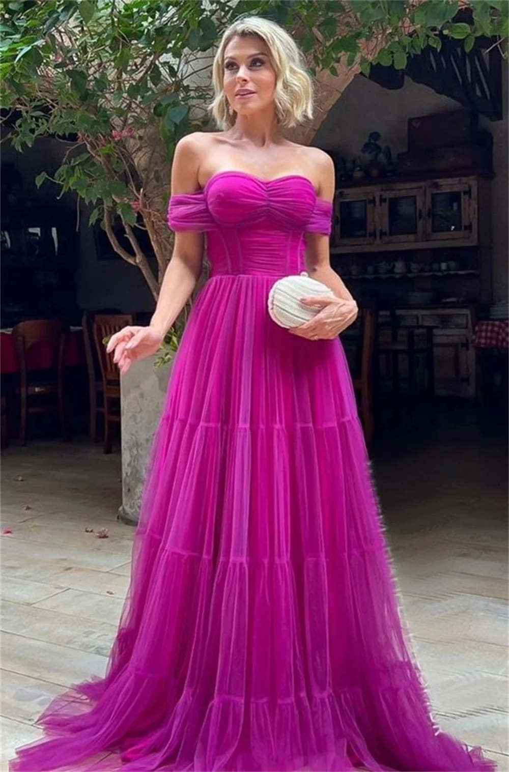 Vestidos de festa para mulheres, vestido formal simples e elegante, vestido de baile de casamento, longo robe luxuoso, ocasião adequada, novo