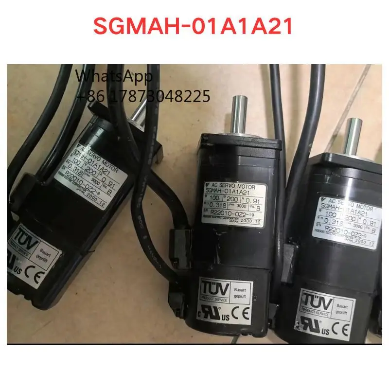 Gebruikte SGMAH-01A1A21 elektrische machines Functionele test OK