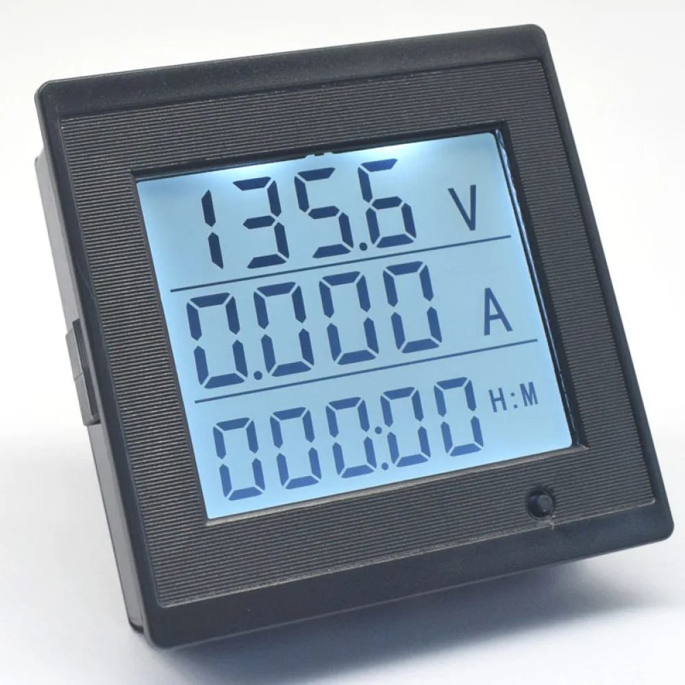 Versatile DC Voltmeter Ammeter Gauge 6V 12V 24V 48V 60V 72V 100V 200V Tester For DIY Electronic Project Circuit Testing