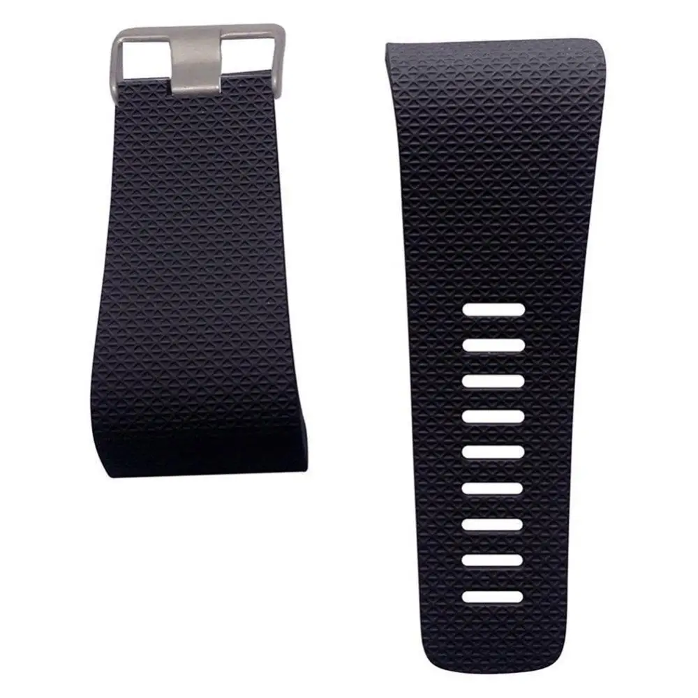 Soft Silicone Replacement Watch Band Strap with Buckle Tool for Fitbit Surge