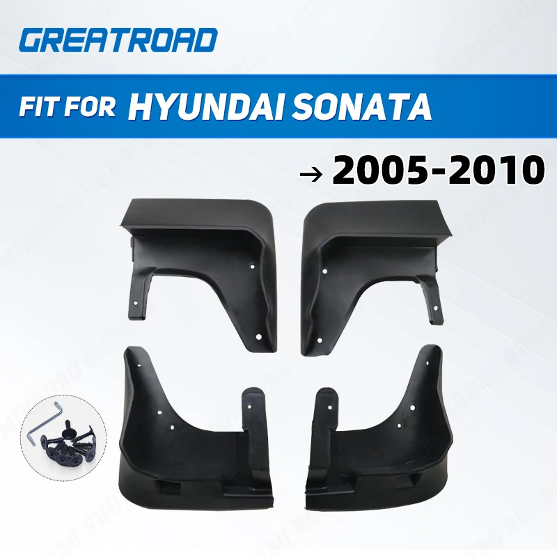 Car Mudguard Mud Flaps Fender Mudguards Splash Guard For Hyundai Sonata 2005 - 2010 2006 2007 2008 2009