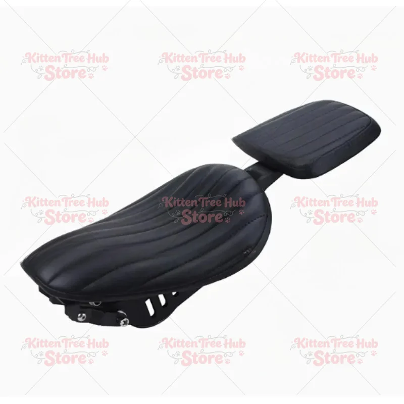 Rear seat cushion assembly with seat  motorcycle modification folding seat cushion front
