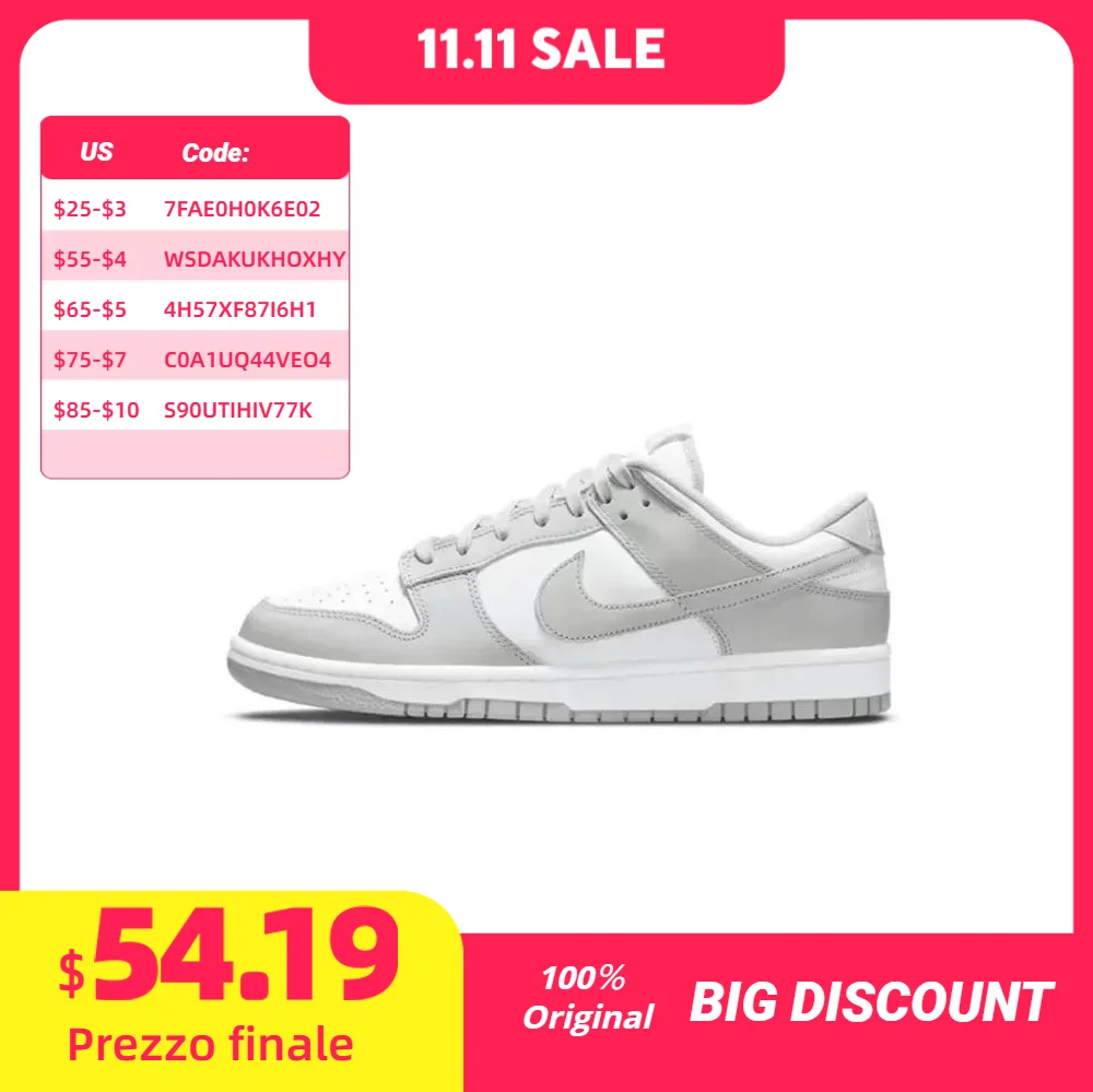 Nike Dunk Sb Low Men Women Casual Skateboard Shoes Classic Black White Panda Genuine Non-slip Comfortable Sport Running Sneakers