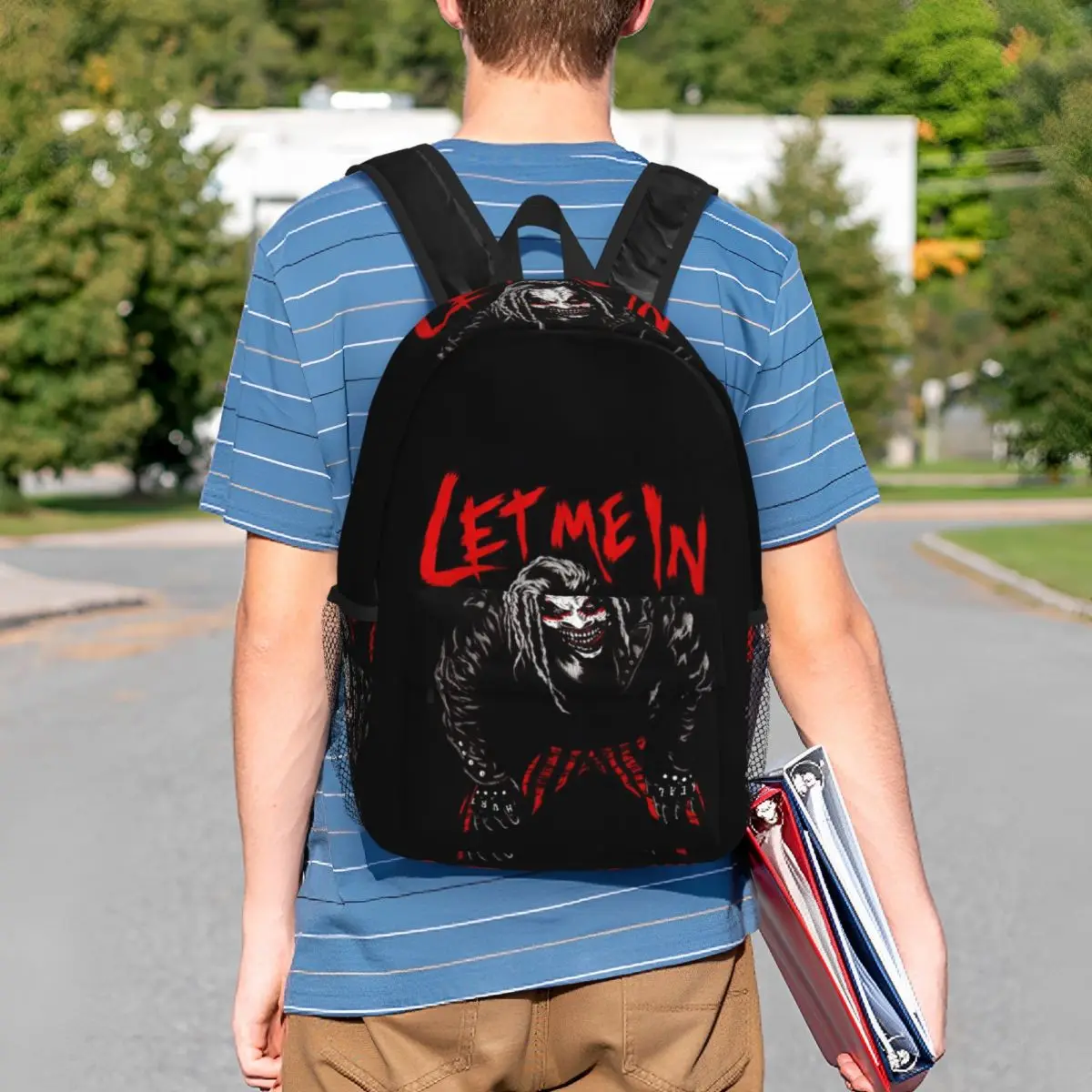 Bray Wyatt Vintage The Fiend Comics Backpack Student BookBag Men Women School Bag Laptop Shoulder Bags