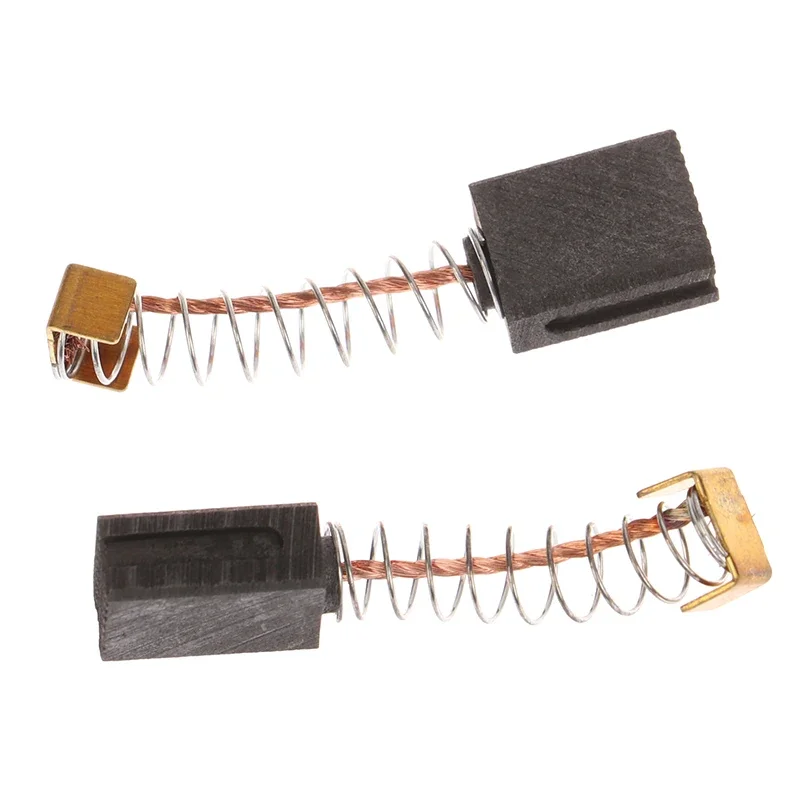 2 قطعة ل Parkside PBH 1500 A1 6x10x14 مللي متر فرش كربون محرك الفحم طحن محرك الفحم فرش كربون استبدال محرك الكربون