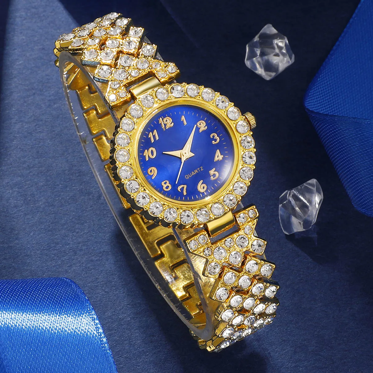 5pcs Ladies' Exquisite Quartz Watch Set with Accessories, Gift