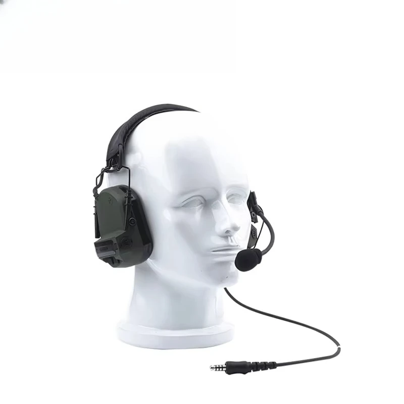 DF-5 Noise Cancelling Hearing Protection 2-way Radio Communication Tactical Headset