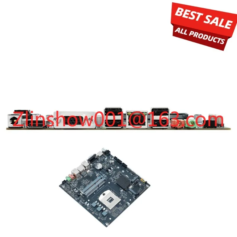 HM65 all-in-one computer main board DDR3 memory with COM interface ITX industrial control main board DC12V-19V power supply