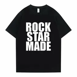 Rock Star Made Playboi Carti Graphic Tshirt Rap Merch 2024 Music Concert Merch Opium Print T-shirt Men Hip Hop Oversized T Shirt