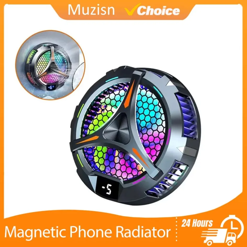 

Магнитный бесшумный портативный радиатор быстрого охлаждения с алюминиевой подставкой для ноутбука, планшета, радиатора, охладителя Пельтье для iPad iPhone 16 15