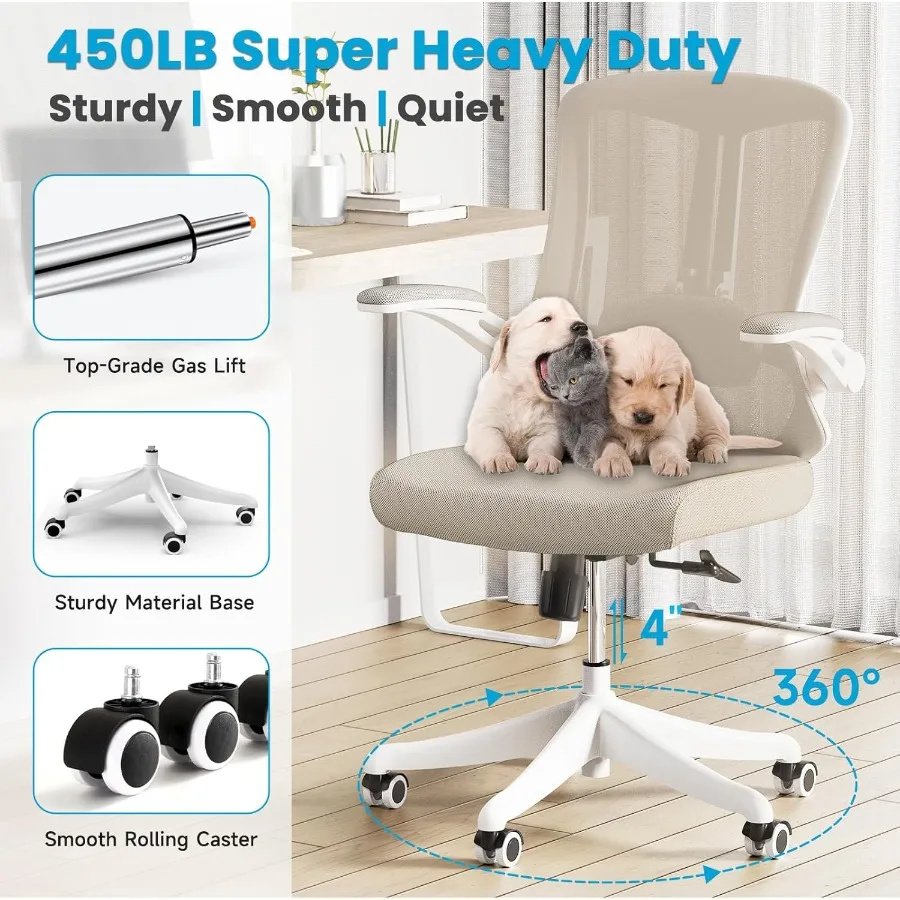 Mesh Office Computer Desk Magerial Executive Chair Ergonomic High Back Comfy Swivel Gaming Home Chairs with Wheels Comfortable