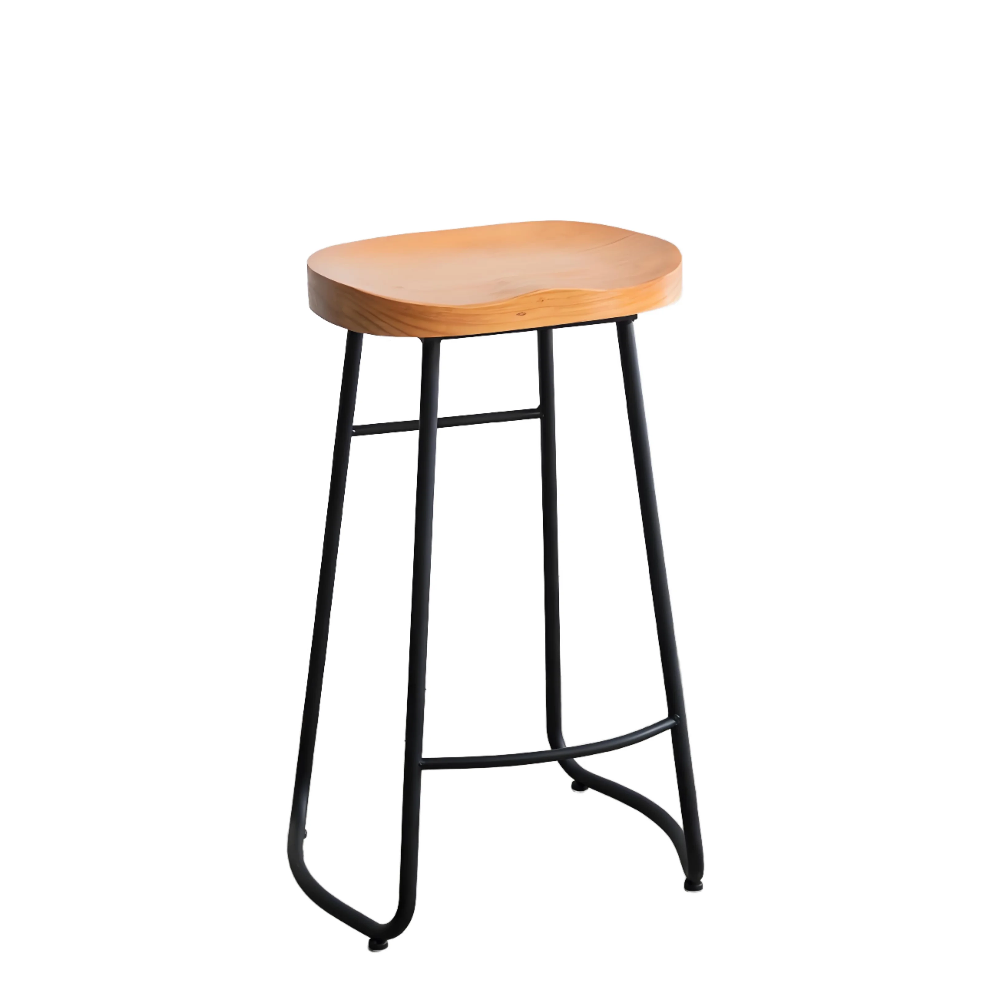 

Hot Selling 66/76cm Vintage Industrial Dining Tractor Bar Stool Retro Modern Style Barstool for Kitchen Home Bar and Mall