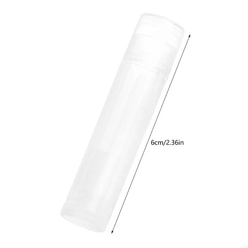 U0DE 1 шт. Пустые прозрачные тюбики для бальзама для губ, контейнеры, прозрачная помада