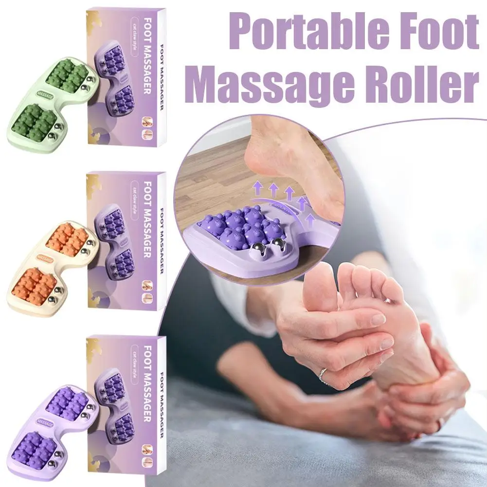 

Relief Plantar Fasciitis Roller-Type Relief Muscle Care Massage Reflexology Muscle Relax Yoga Fitness Cat Paw Sole Massager