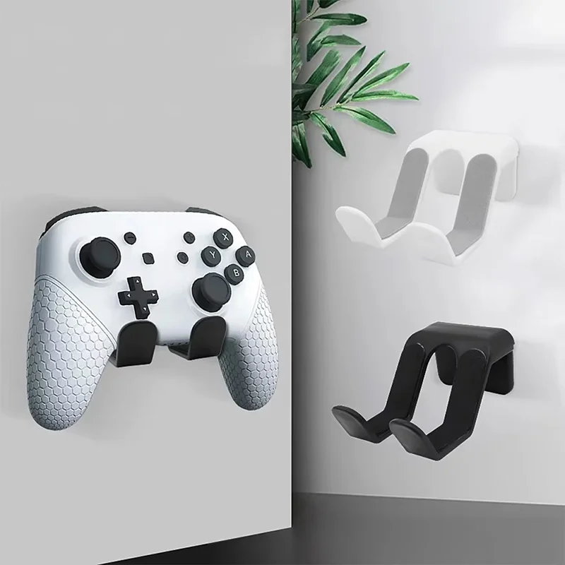 Support mural robuste pour manette de jeu, sans perçage, installation facile, pour Nintendo Switch Pro, Sony PS5, PS4, Xbox One, support de rangement avec crochet