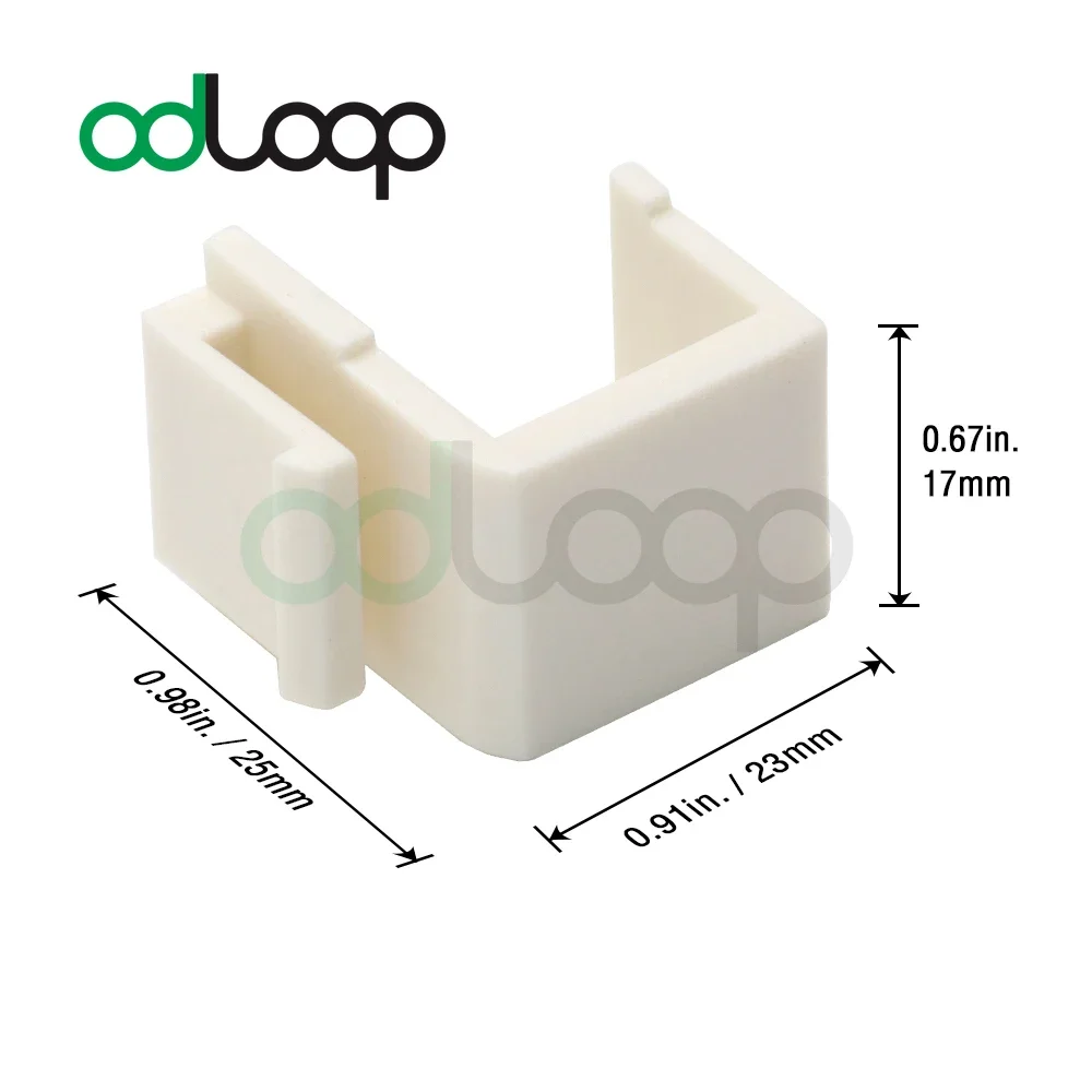 Imagem -02 - Od- Conjunto de Inserts para Key Interface para Fixação em Placa de Parede e Painel de Remendo Pacote com 20 Unidades