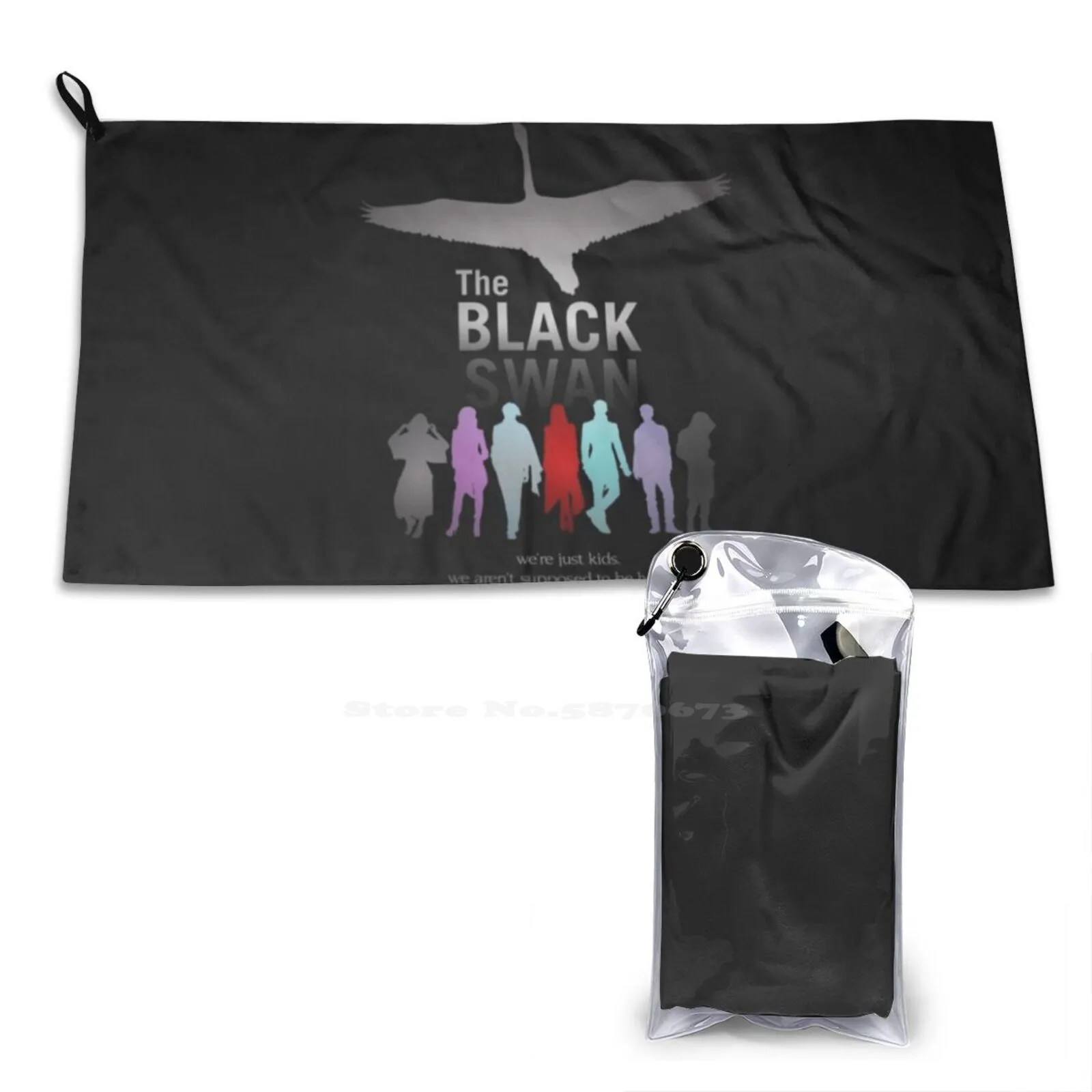 Keeper Of The Lost Cities Soft Towel Quick Dry Beach Towel The Black Swan Kotlc Keeper Of The Lost Cities Keefe Sencen Biana