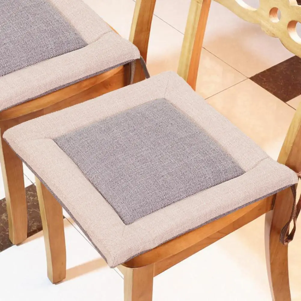 Chair Cushion for Outdoor Patio Long-term Use Cushion Breathable Chair Cushion with Non-slip Straps Ties Machine for New