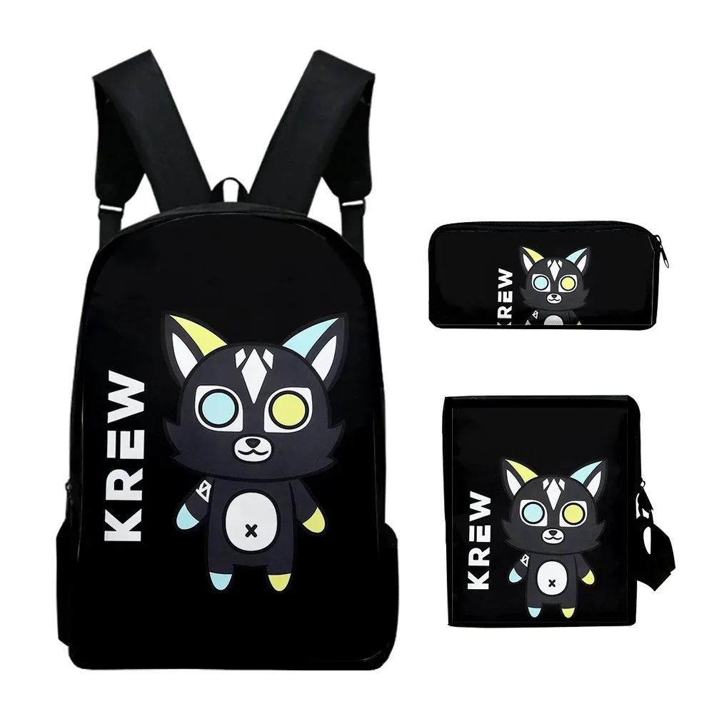 Popular backpack with 3d printing for school,3pcs/set,for laptop,laptop,backpack with shoulder bag,case