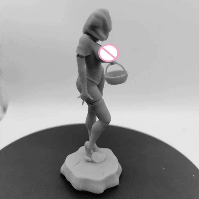 1/24 Scale 75mm Figure Diy Fantasy Girls Miniatures GK Resin Model Kit Unassembled and Unpainted Diy Toys Gifts