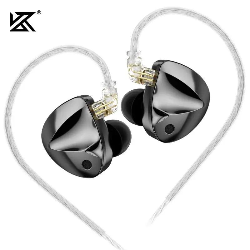 Słuchawki KZ D-Fi słuchawki douszne HIFI Bass monitora 4-poziomowy przełącznik strojenia słuchawki sportowe dźwięk radia zestaw słuchawkowy z redukcją szumów