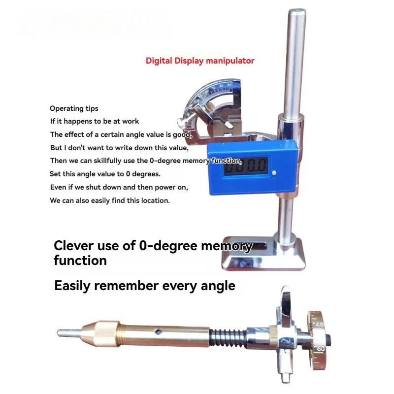 New Handle Digital Display Jewel Manipulator Jewel Jade Faceted Polishing Machine Corner Mechanical Polishing