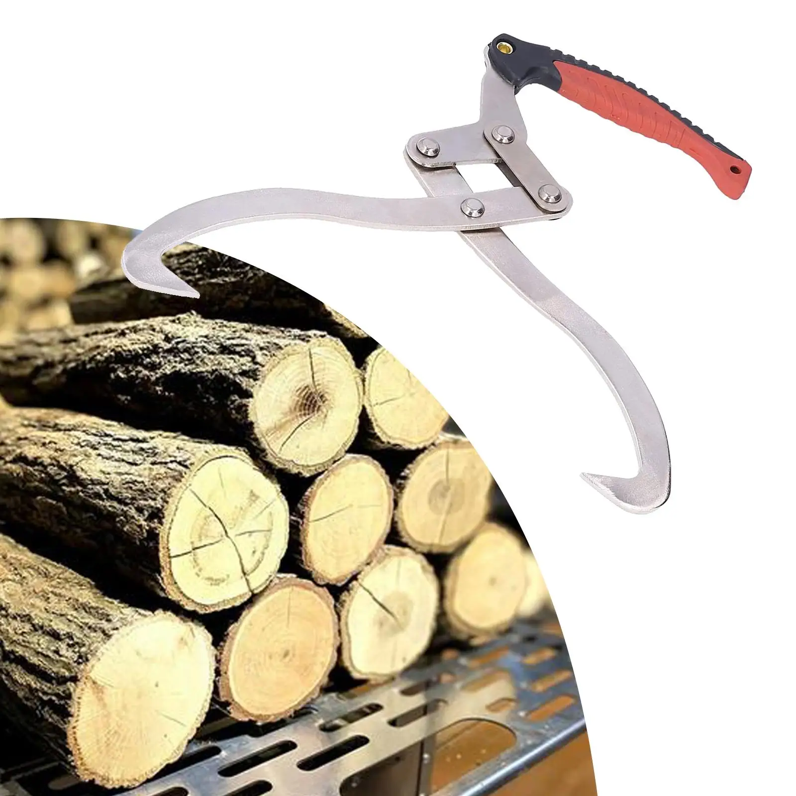 

Wood Tongs, Wood Tongs, Carrying Tool, Manual Lumberjack Tongs, Wood Towing Hook