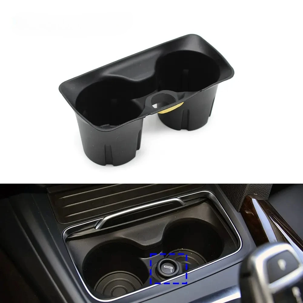 Center Console Drink Water Cup Holder Central Storage Table Insert Cover For BMW F30 F31 F32 F33 F34 F35 F36 F80 F82 51169323675