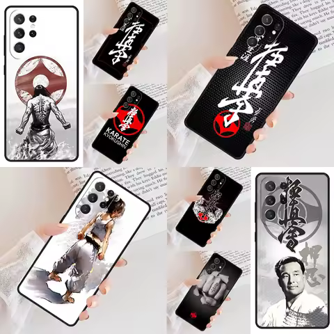 Cool Oyama Kyokushin Karate Phone Case For Samsung Galaxy S24 S23 S22 S21 Ultra S10 Note 10 Pro S20 Plus FE S9 S8 Cover