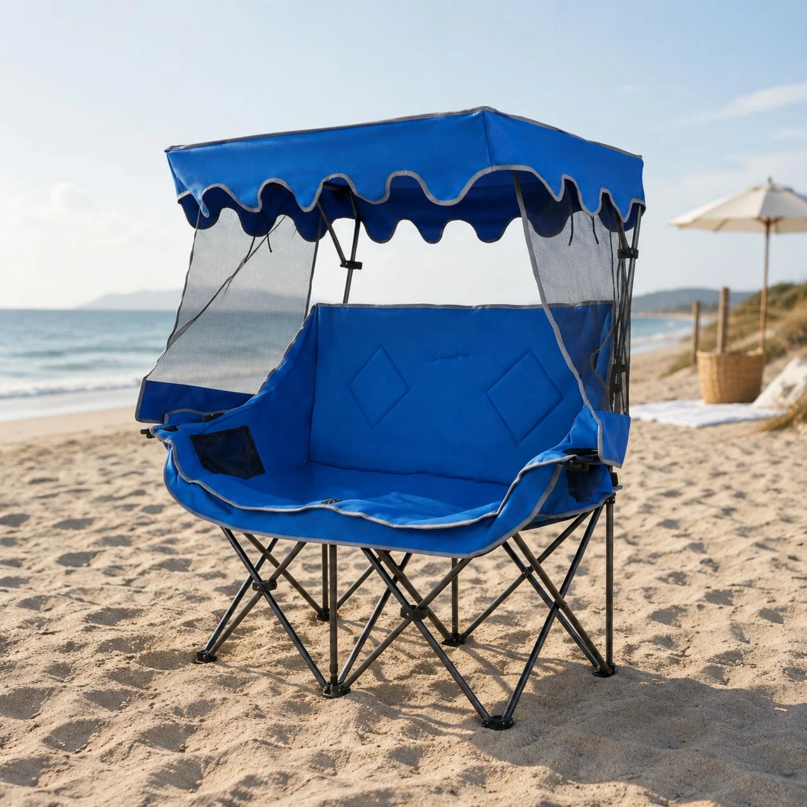Camping Chair with Canopy Heav - Outdoor Furniture Loveseat review and price