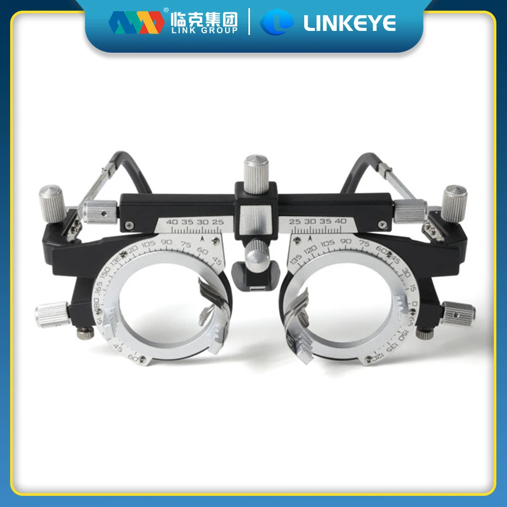 Trial Frame Optical Lens Frame Fully Adjustable Universal Type AF4880 Metal Optical Trial Frame with Lens Flippers Lens Frame