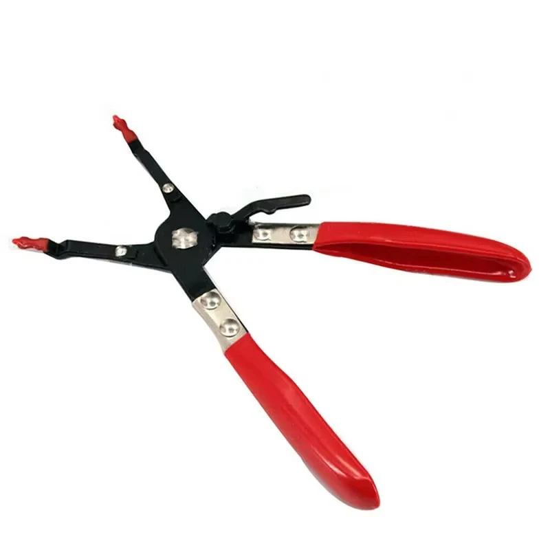 Auto Hose Clamp Pliers Straight Throat Tube Bundle Clamp Removal Tool Water Pipe Hose Flat Band Ring Type Tool Garage Tools image 3