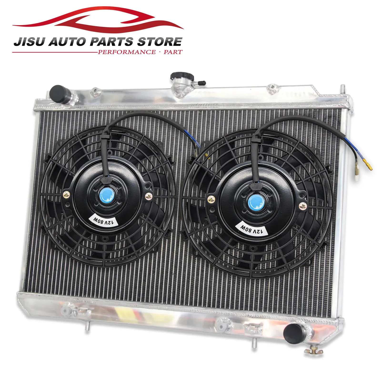 

Aluminum radiator + Fans for 2000-2004 Nissan Maxima cefiro A33 / Infiniti I30 I35 V6 3.0L 3.5L 2001 2002 2003