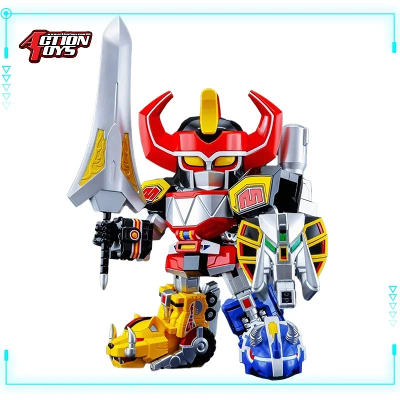 Action Toys Original Genuine Mighty Deformed Kyouryuu Sentai Zyuranger Daizyujin Q Version Collections Model Toys Action Figures