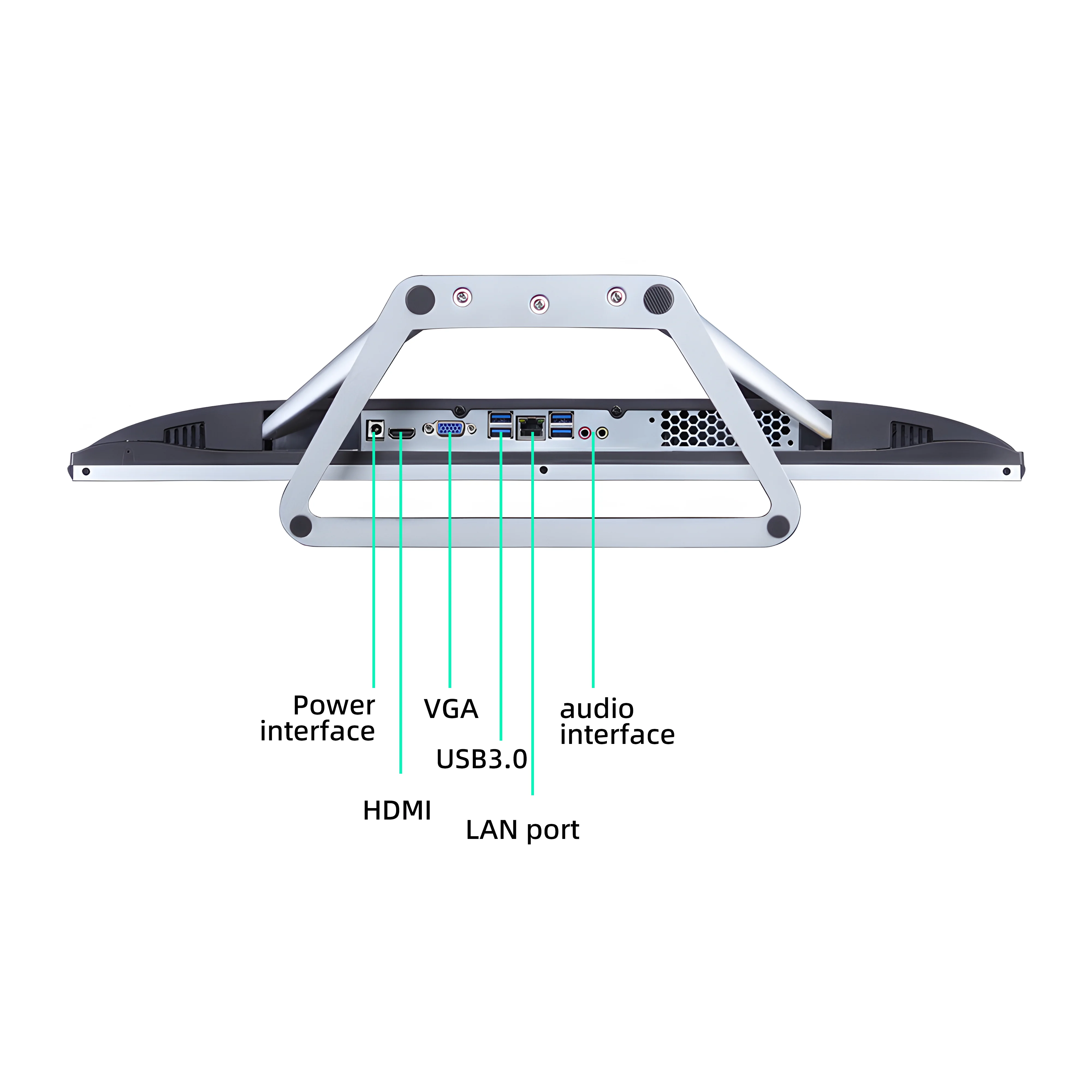 AOC All-in-One-Computer 23,8 Zoll AMD 3250U 16G 512G Desktop-PC Gaming AIO Home Office-Computer Spielcomputer einstellbar