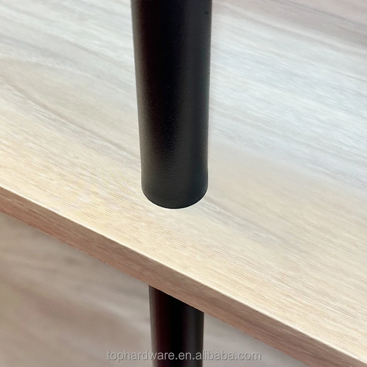 Estantería montada en la pared de 2 estantes Estantería decorativa de metal para libros de pared