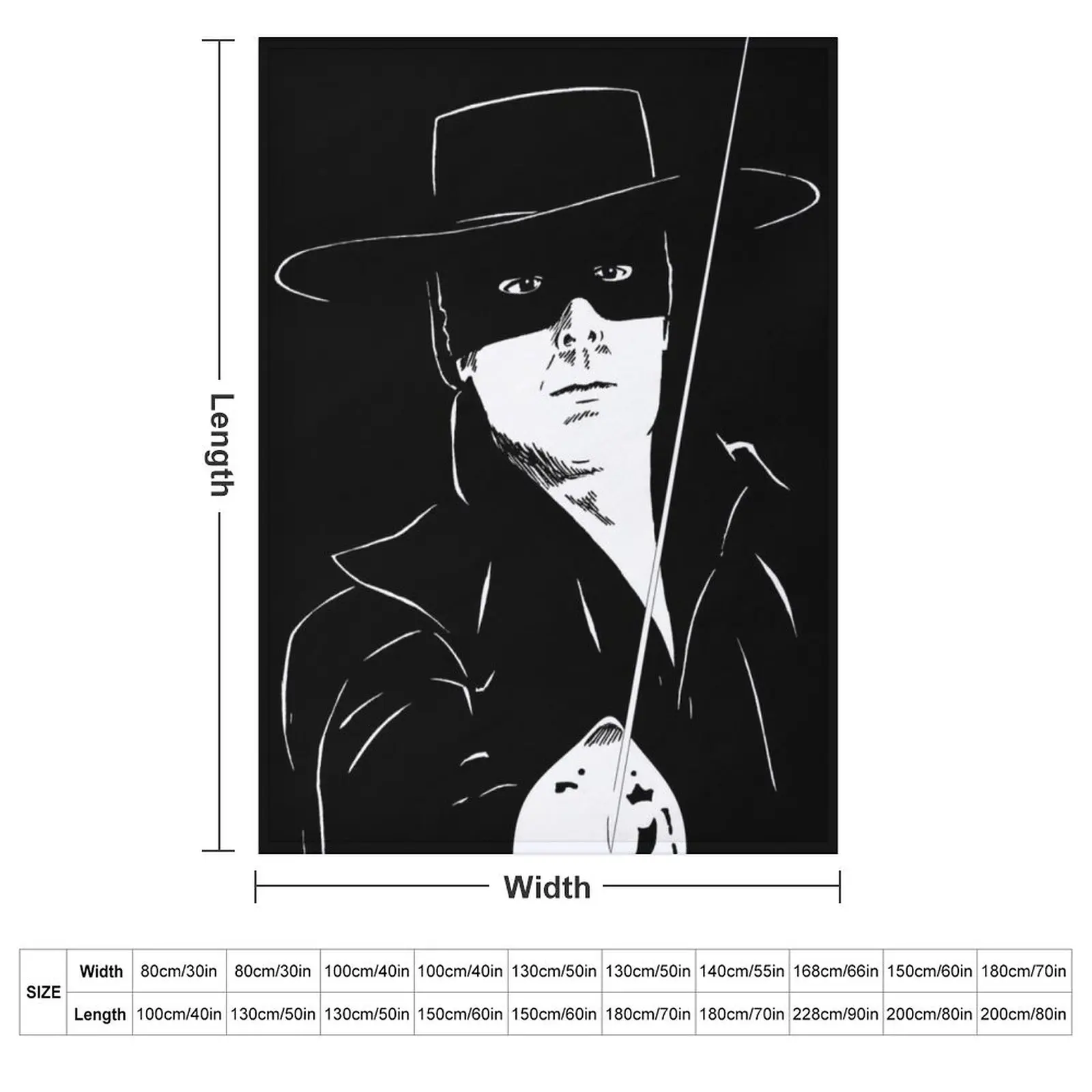 Zorro - Alain Throw Blanket Bed covers For Baby Moving Beach for babies Blankets For Sofas Blankets
