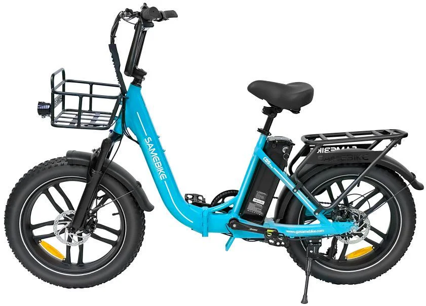 SAMEBIKE C05Pro Elektrische fiets 500W motor 36V13AH Batterij Opvouwbare aluminium elektrische fiets Sneeuw 20*4.0-In Fat Tire E-bike