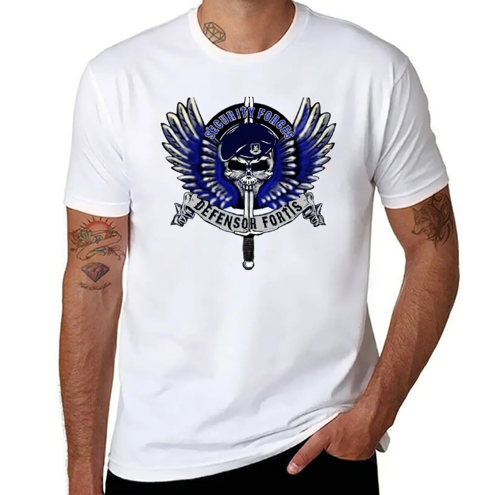 

AIRFORCE SECURITY FORCES T-Shirt t shirts for man pack white men t shirt cotton 100% T-Shirt